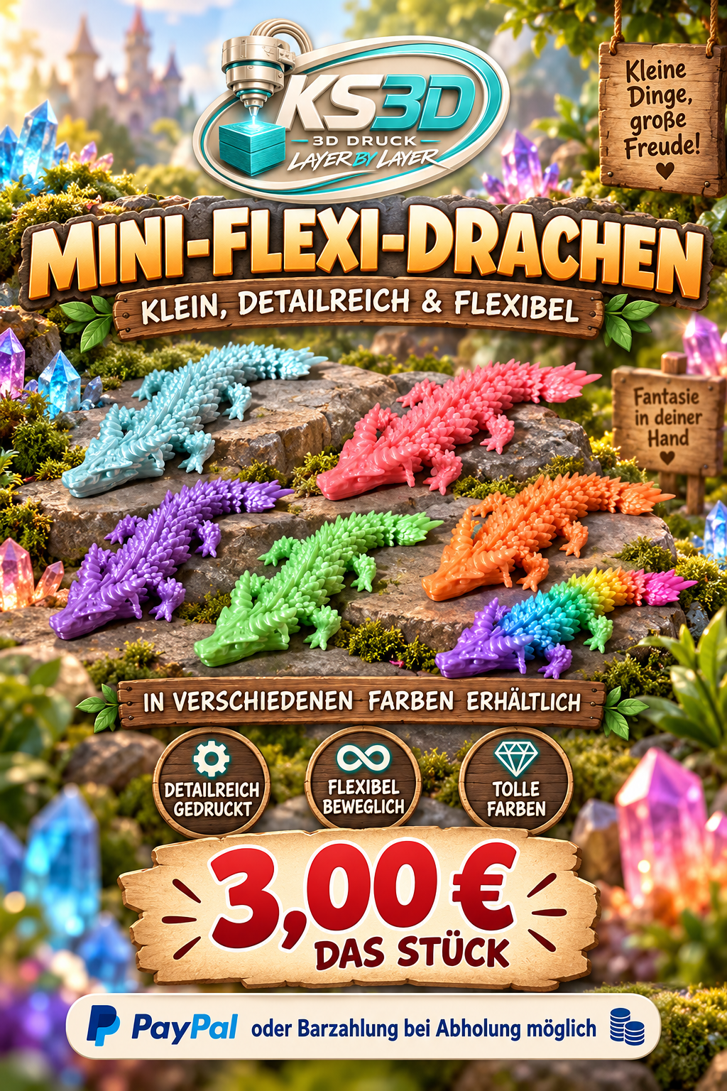 Mini Flexi Drachen